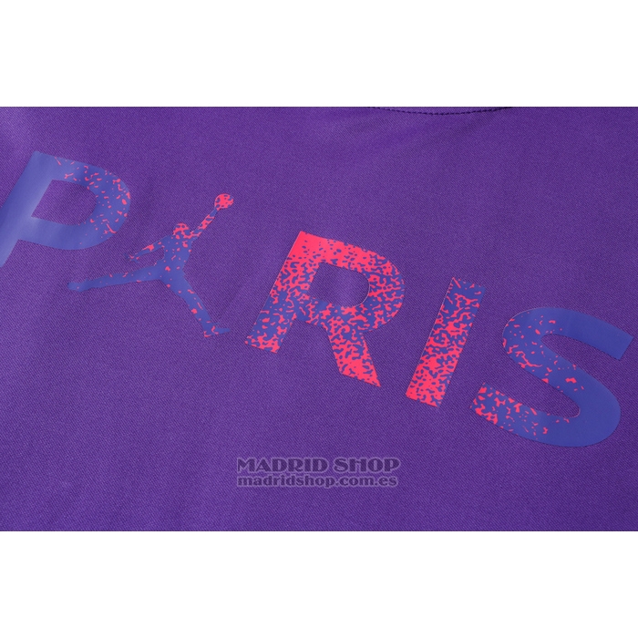 Chandal del Paris Saint-Germain Jordan Manga Corta 2021-2022 Purpura